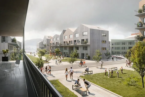 BIM建筑|沃格·西斯尔顿在挪威设计湖中生态村