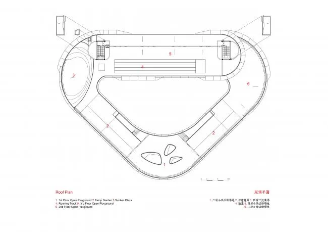 BIM建筑|立体流动的花园——旭辉甜甜圈幼儿园 / 天华建筑创作工作室