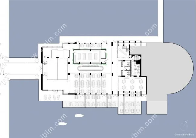 BIM建筑|静谧中透着古典法则之美：水镜之馆 / DC.AD + Victor Vicente