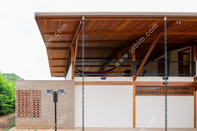 BIM建筑|草丛，泥巴，荡秋千：乡野田园里的儿童之家