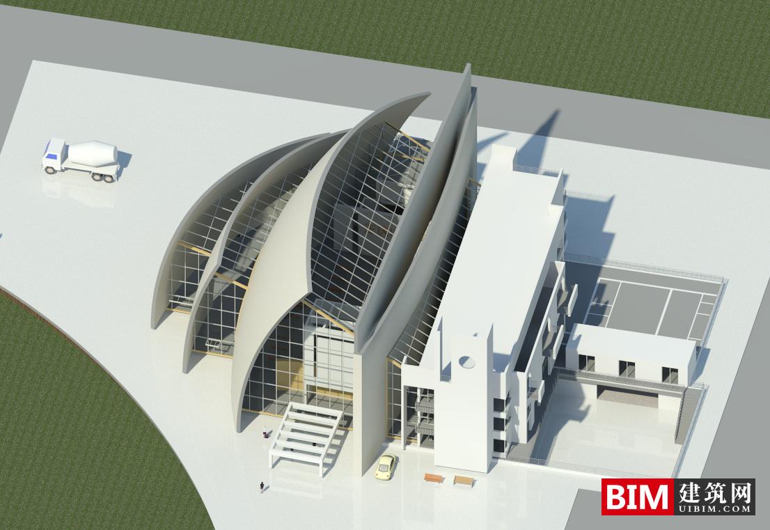 BIM资料|revit模型-千禧教堂BIM模型