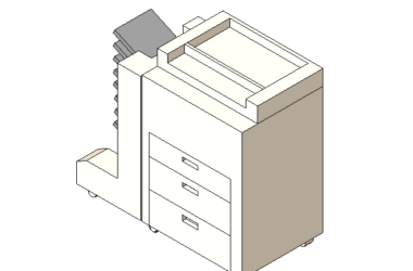 BIM资料|Revit族库-族文件-复印机.rfa-BIM建筑网
