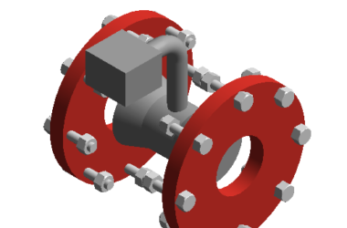 BIM资料|Revit族库-流量计.rfa-BIM建筑网