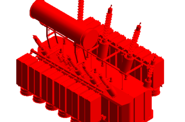 BIM资料|Revit族库-电力变压器.rfa-BIM建筑网