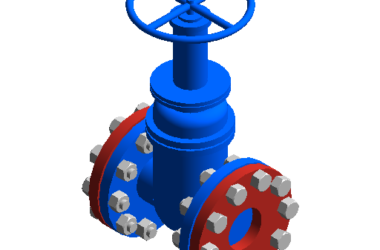 BIM资料|Revit族库-闸阀.rfa-BIM建筑网