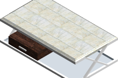 BIM资料|Revit族库-茶几.rfa-BIM建筑网