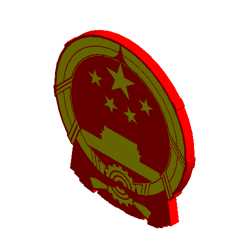 BIM资料|Revit族库-法徽-国徽.rfa