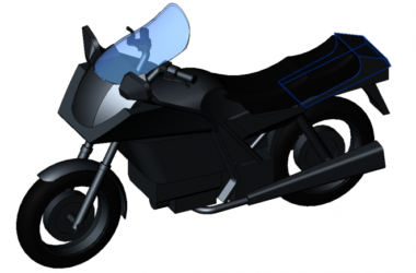 BIM资料|Revit族库-摩托车.rfa-BIM建筑网