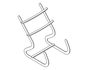 BIM资料|Revit族库-FURN_杂志架_001.rfa-BIM建筑网