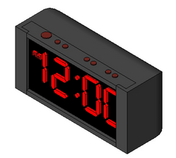 BIM资料|Revit族库-闹钟.rfa-BIM建筑网