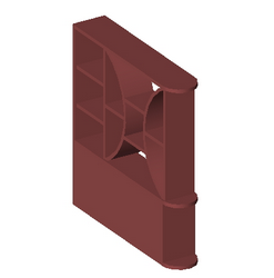 BIM资料|Revit族库-TOIL_餐厅隔断_001.rfa-BIM建筑网