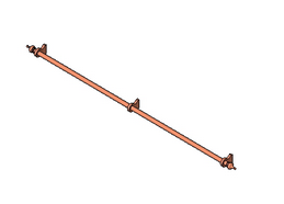 BIM资料|Revit族库-FURN_窗帘杆（单杆带收起窗帘）_001.rfa-BIM建筑网