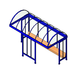 BIM资料|Revit族库-行人站点.rfa-BIM建筑网