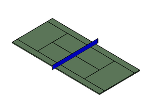 BIM资料|Revit族库-网球场.rfa-BIM建筑网