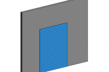BIM资料|Revit族库-卷帘门.rfa-BIM建筑网