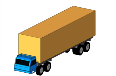 BIM资料|Revit族库-大型卡车.rfa-BIM建筑网