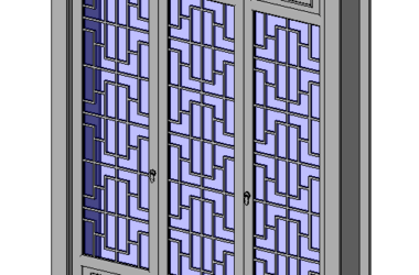 BIM资料|Revit族库-中式窗.rfa-BIM建筑网
