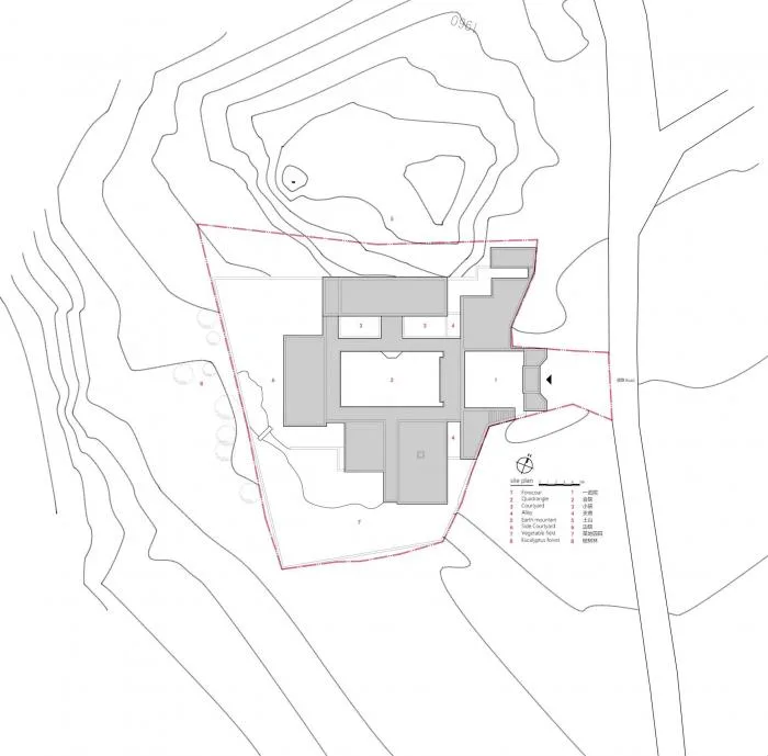 BIM建筑|一方院落，隐于悠然远山：云南曲靖赵宅 / 青岛川拓建筑设计工作室