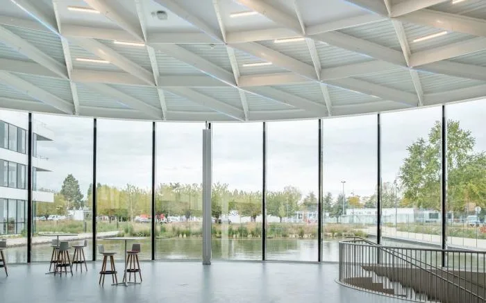BIM建筑|轻盈透明，曲直线的共舞：液化空气集团总部 / Michel Rémon & Associés