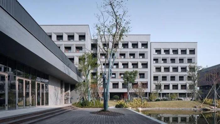 BIM建筑|杭州第二中学钱江校区学生宿舍楼 / 浙江大学建筑设计研究院有限公司