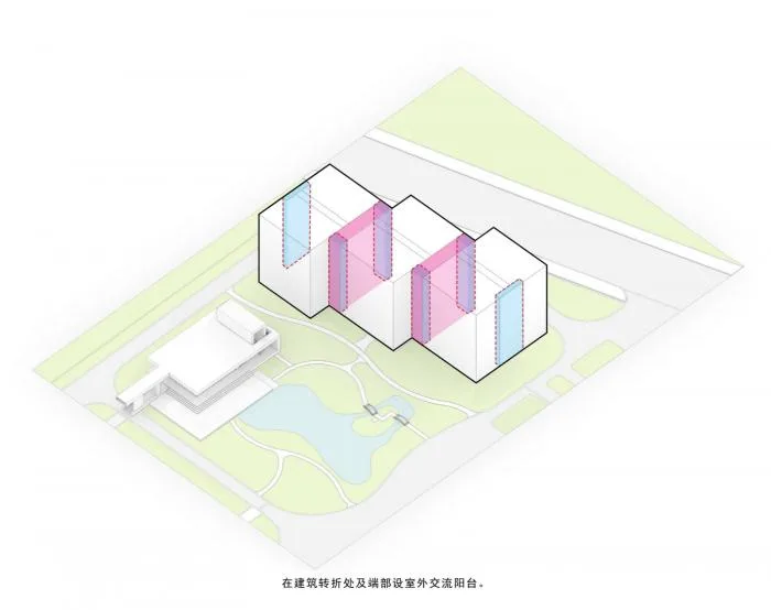 BIM建筑|杭州第二中学钱江校区学生宿舍楼 / 浙江大学建筑设计研究院有限公司