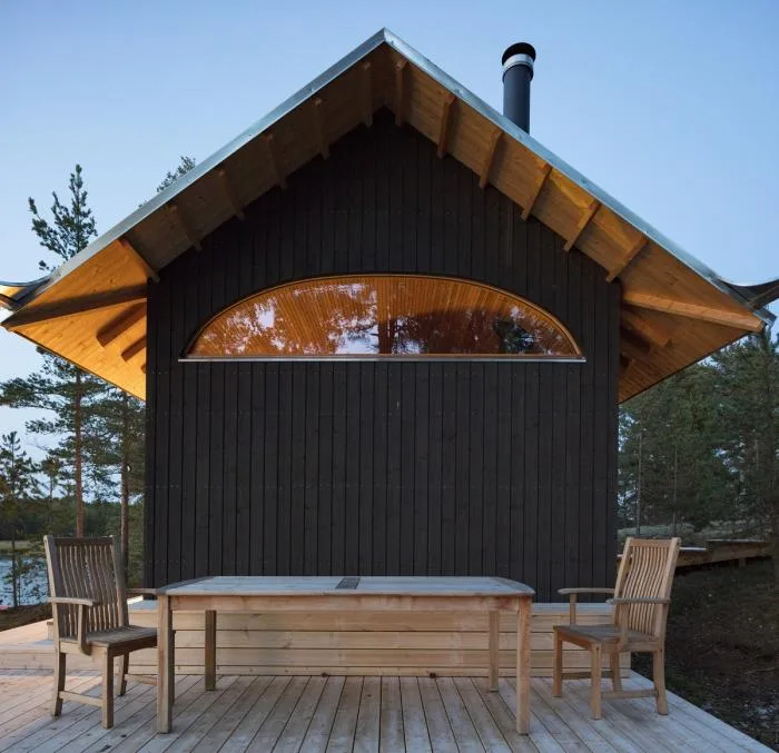BIM建筑|融入海岸，眺望日落：芬兰桑拿旅馆 / Mer Architects