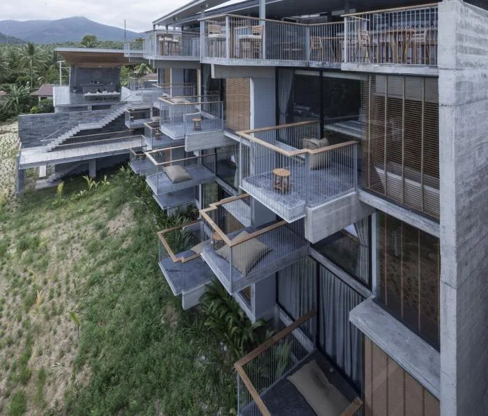 BIM建筑|坐落宁静山坡，聆听椰林飒响：泰国帕岸岛 Varivana 度假酒店