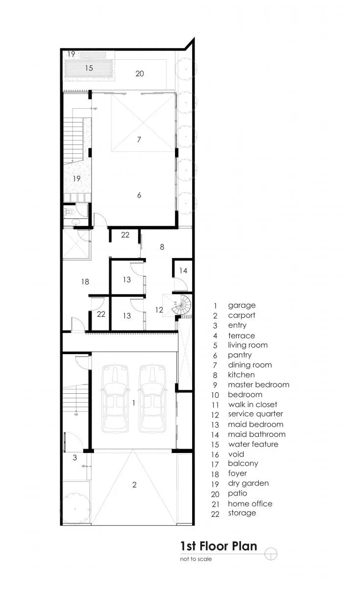 BIM建筑|一座“呼吸装置”——雅加达 VGI 住宅 / Pranala Associates