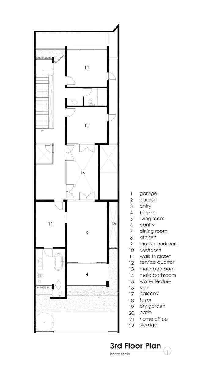 BIM建筑|一座“呼吸装置”——雅加达 VGI 住宅 / Pranala Associates
