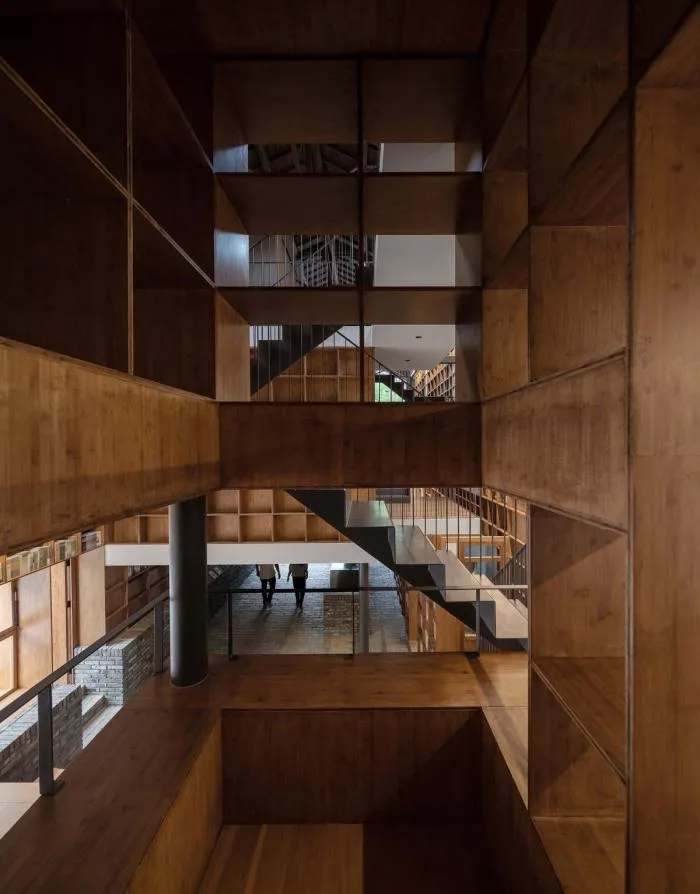BIM建筑|青龙坞言几又乡村胶囊旅社书店 / 西涛设计工作室