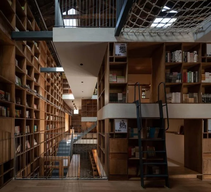 BIM建筑|青龙坞言几又乡村胶囊旅社书店 / 西涛设计工作室