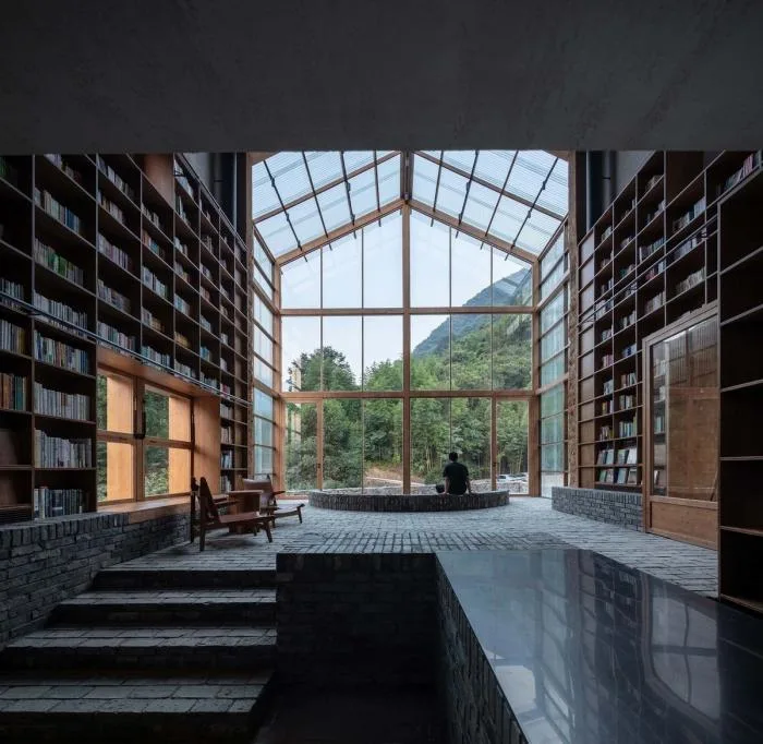 BIM建筑|青龙坞言几又乡村胶囊旅社书店 / 西涛设计工作室