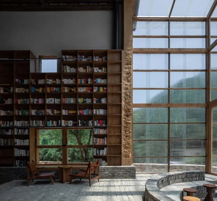 BIM建筑|青龙坞言几又乡村胶囊旅社书店 / 西涛设计工作室