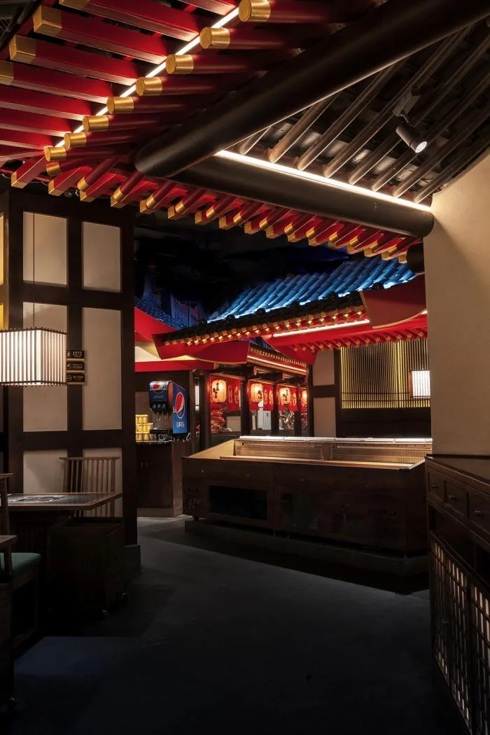 BIM建筑|红叶飘落竹廊外：牛NEW寿喜烧，上海／卧野空间设计事务所
