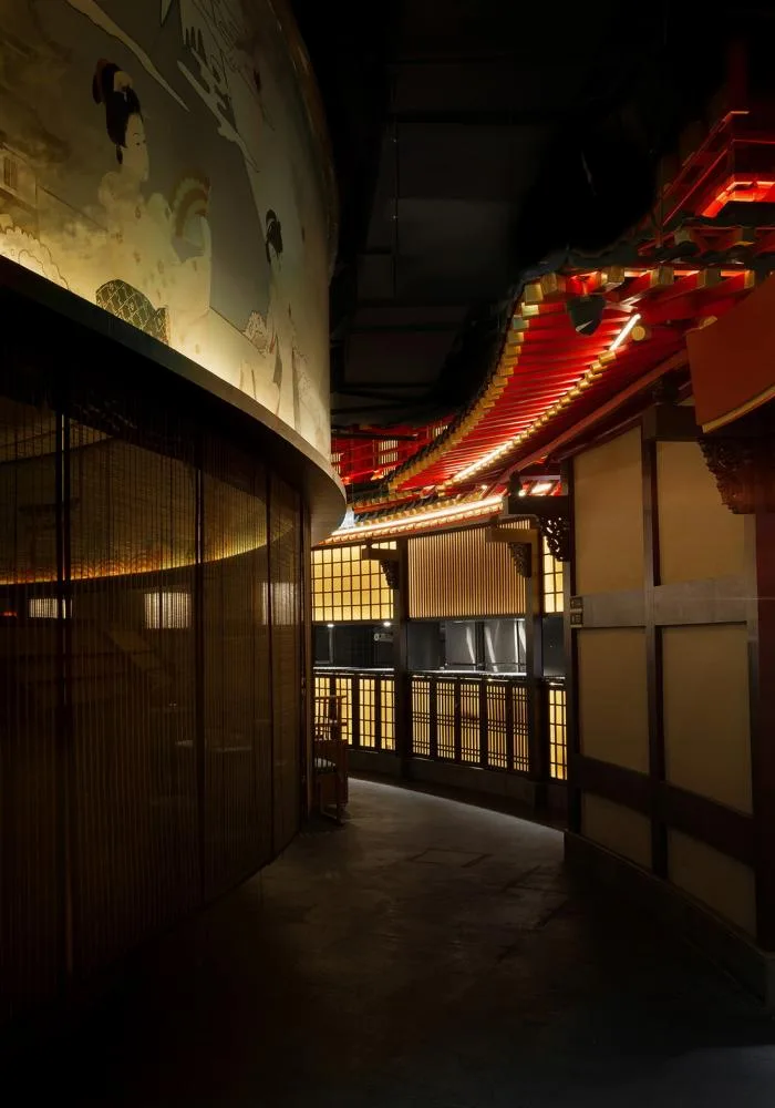 BIM建筑|红叶飘落竹廊外：牛NEW寿喜烧，上海／卧野空间设计事务所