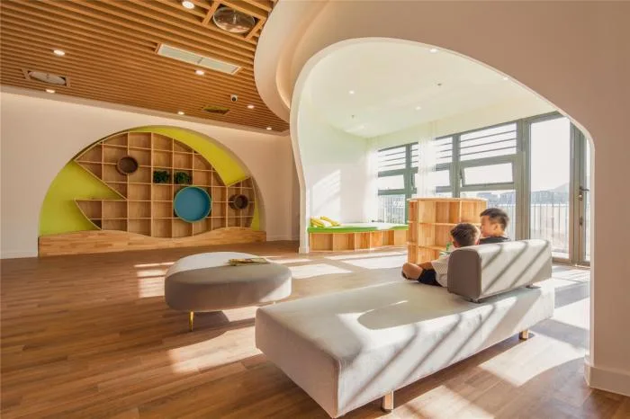 BIM建筑|一只静躺于海边的“海螺城堡”：大孚双语幼儿园 / 上海思序建筑规划设计