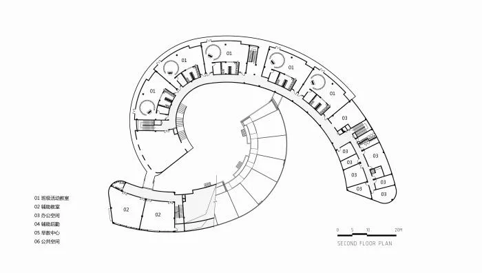 BIM建筑|一只静躺于海边的“海螺城堡”：大孚双语幼儿园 / 上海思序建筑规划设计