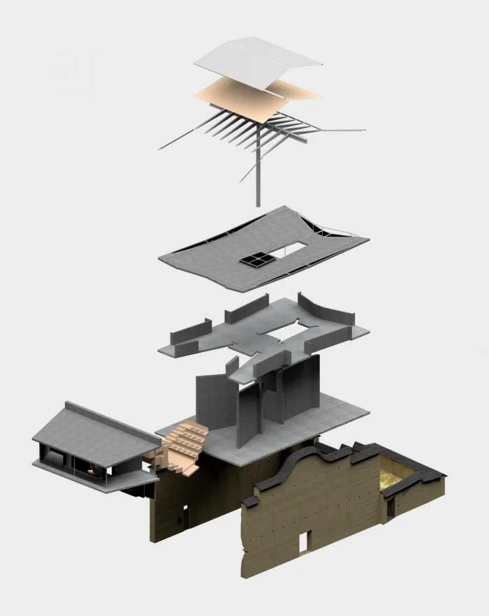 BIM建筑|2019年度最美书店——先锋厦地水田书店 / 迹·建筑事务所（TAO）