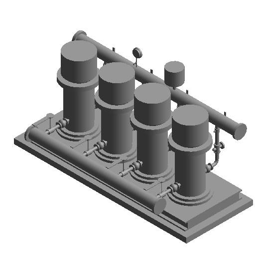 BIM资料|Revit族库-中水变频调速设备.rfa