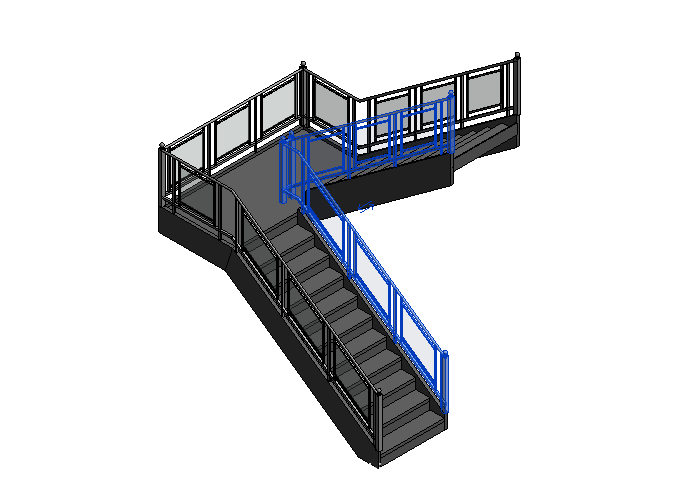BIM资料|Revit族库-建筑-场地建模族-栏杆（rfa，共123个）