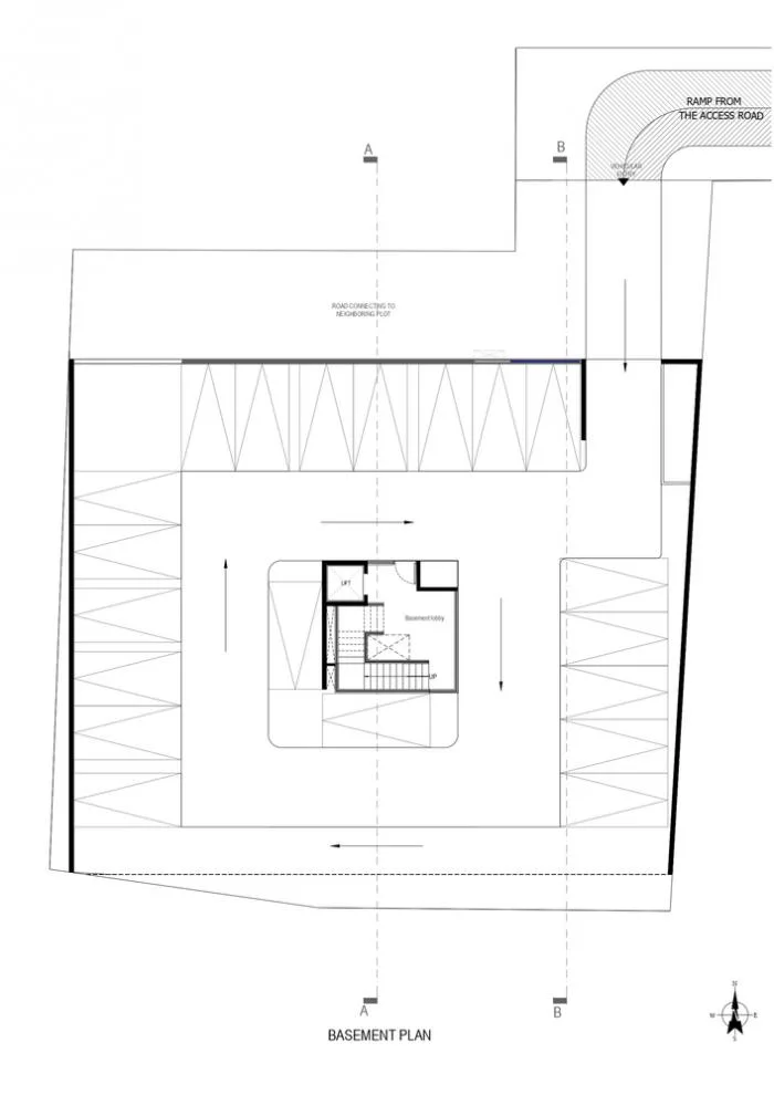 BIM建筑|富有动感的雕塑：印度“森林”公寓 / The Purple Ink Studio