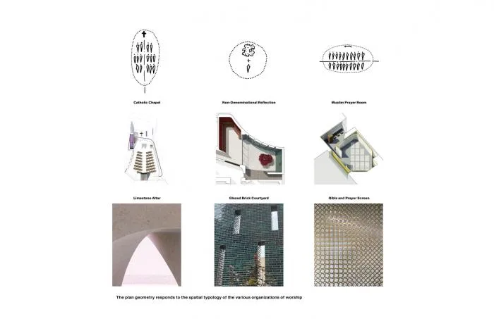 BIM建筑|旋转“编织”砖石打造的雕塑：圣玛丽教堂 / PLY+