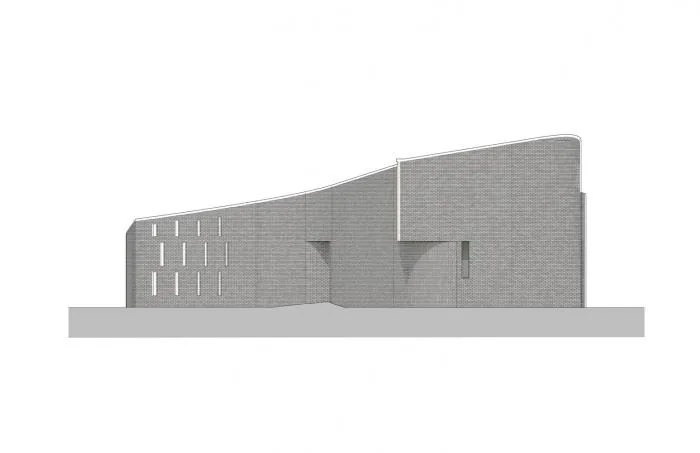 BIM建筑|旋转“编织”砖石打造的雕塑：圣玛丽教堂 / PLY+