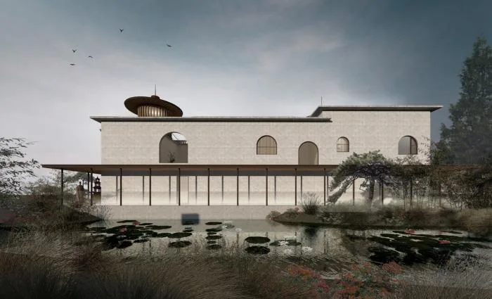 BIM建筑|于空灵之处，觅得静修：江苏扬州观音院 / 上海善祥建筑设计