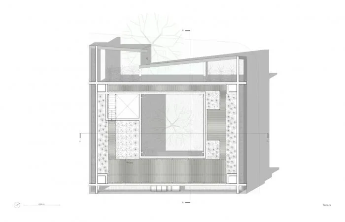 BIM建筑|未完成的废墟感——墨西哥八梁宅 / Covachita Taller