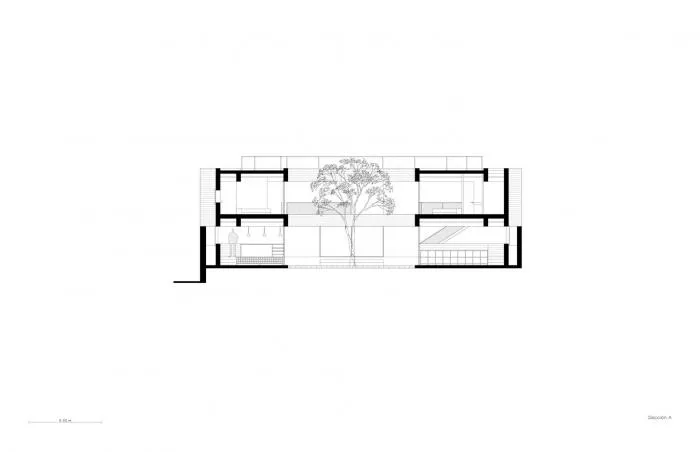BIM建筑|未完成的废墟感——墨西哥八梁宅 / Covachita Taller
