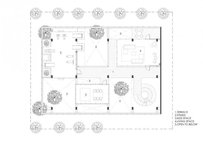 BIM建筑|美联社普莱诺法霍尔兰西特俱乐部大楼 / ForX Design Studio