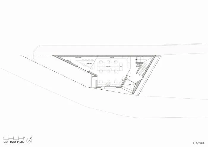 BIM建筑|混凝土构筑的抽象几何空间：Atelier 11办公楼 / Atelier 11