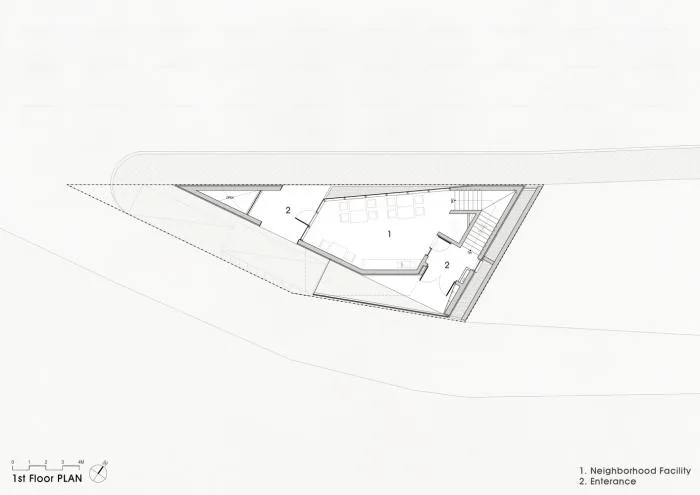 BIM建筑|混凝土构筑的抽象几何空间：Atelier 11办公楼 / Atelier 11