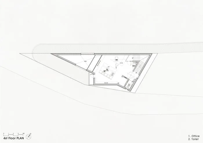 BIM建筑|混凝土构筑的抽象几何空间：Atelier 11办公楼 / Atelier 11